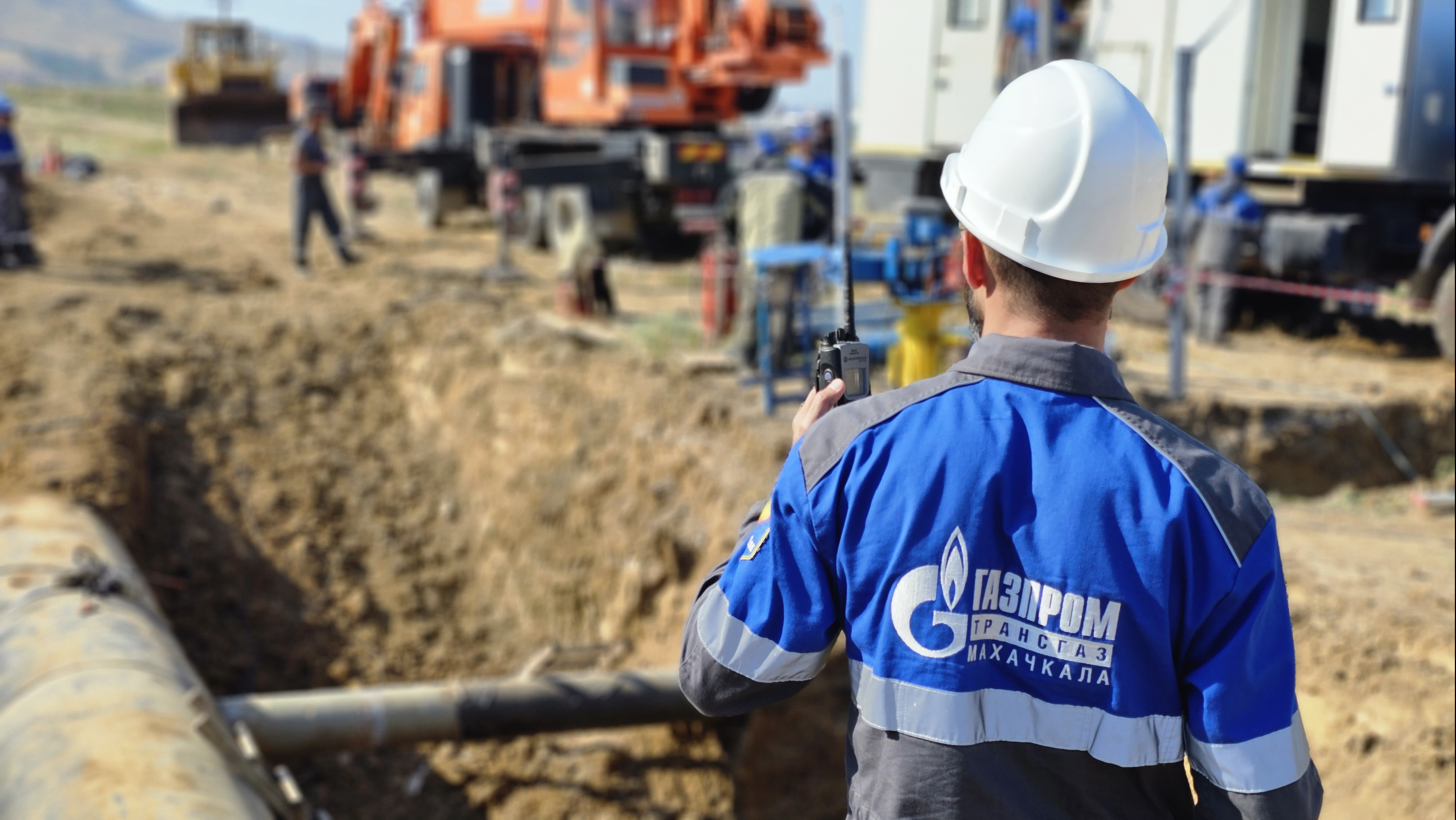 ООО «Газпром трансгаз Махачкала» проводит планово- профилактические работы на магистральном газопроводе «Моздок-Казимагомед»