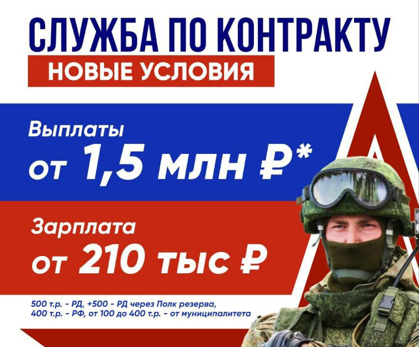 Выбери службу по контракту!