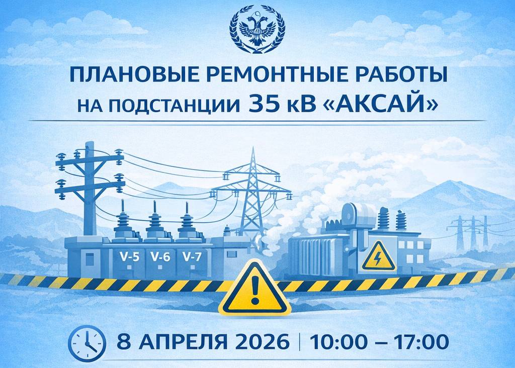 Плановые ремонтные работы на подстанции 35 кВ «Аксай»