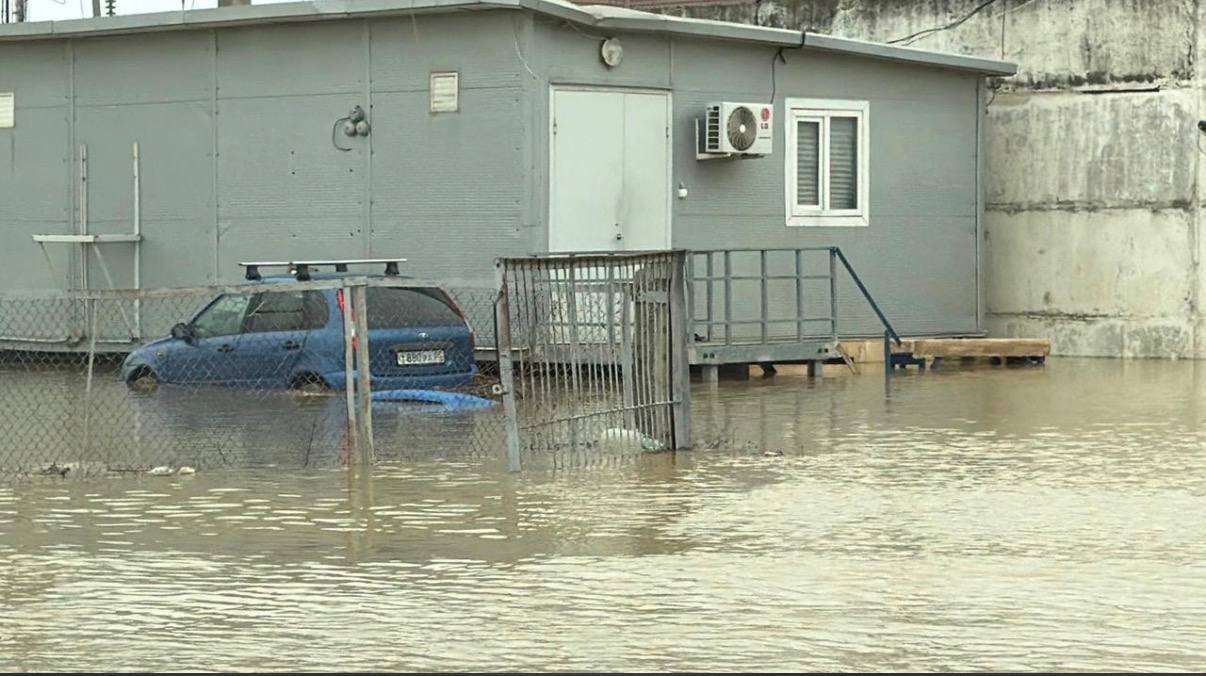 В посёлке Пальмира зафиксировано более значительное подтопление по сравнению с предыдущими периодами проливных дождей.