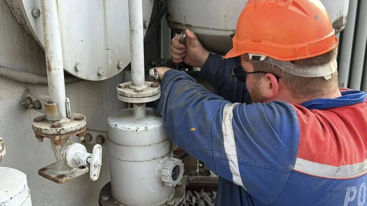 Энергетики филиала «Дагэнерго» провели плановые работы на подстанции «Махачкала-110»