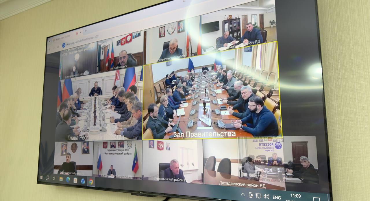 Министр энергетики и тарифов РД Марат Шихалиев принимает участие в заседании под руководством Главы республики. На повестке — ситуация в энергосистеме региона, пострадавшей от непогоды.