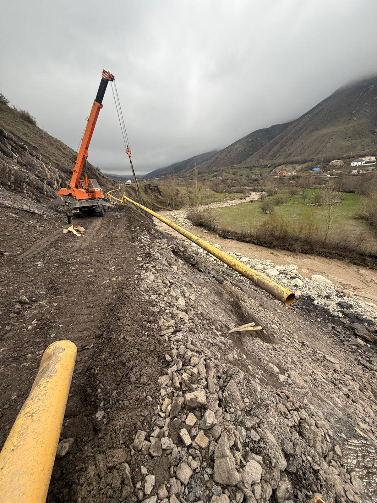 В более чем 20 населенных пунктах Дагестана полностью восстановлены поврежденные стихией участки газопроводов.